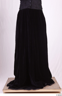  Photos Woman in Historical Dress 95 19th century black skirt historical clothing lower body 0001.jpg